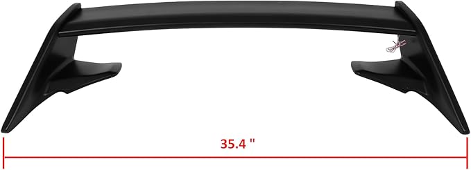 SCITOO Glossy Black Spoiler Wing Body Kit Compatible with 2000-2005 for Toyota Celica Rear Trunk Spoiler Wing Splitter Chin Exterior Diffuser