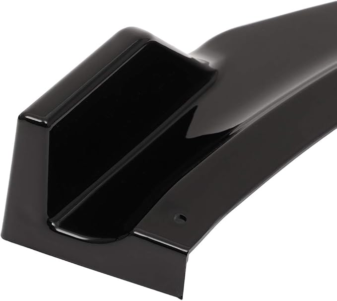 SCITOO 3pcs Glossy Black PP Front Bumper Body Kit Spoiler Chin Spoiler Front Bumper Lip Fit for 2019-2020 for Honda Civic