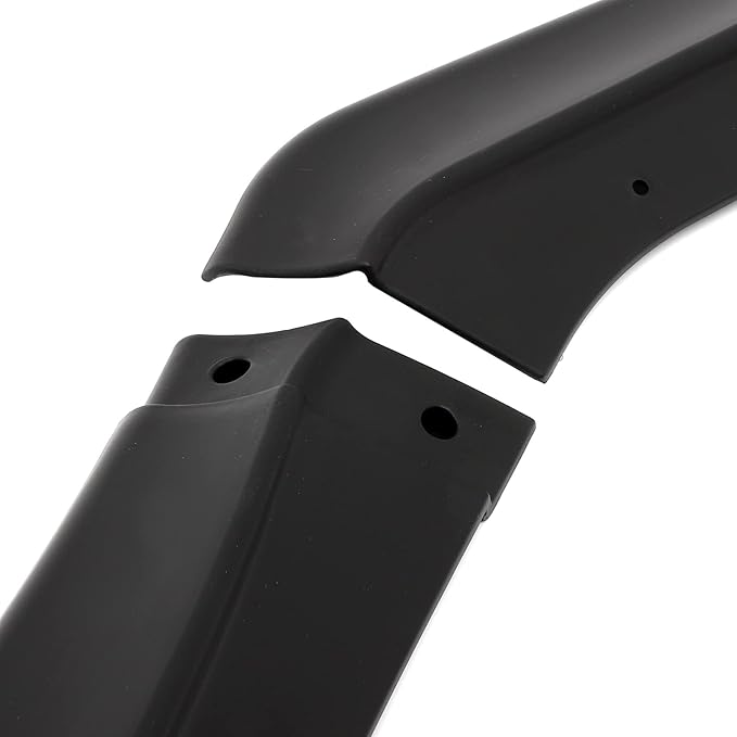 SCITOO Matte Black ABS Front Bumper Lip Chin Spoiler Fit for 2013-2015 for Honda Civic Sedan
