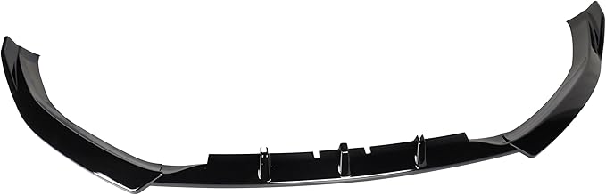 SCITOO 3PCS Front Bumper Lip Compatible for 2008-2012 for Audi A5 Quattro 2010-2012 for Audi A5 Front Lip Spoiler Glossy Black (ABS) Plastic Air Dam