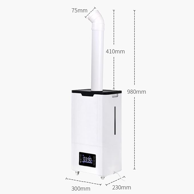 Humidifier for Home Bedroom 15L Warm Cool Mist Diffuser 360° Mist Nozzles Timer Auto Mode Customized Humidity for Baby Room Plants Office