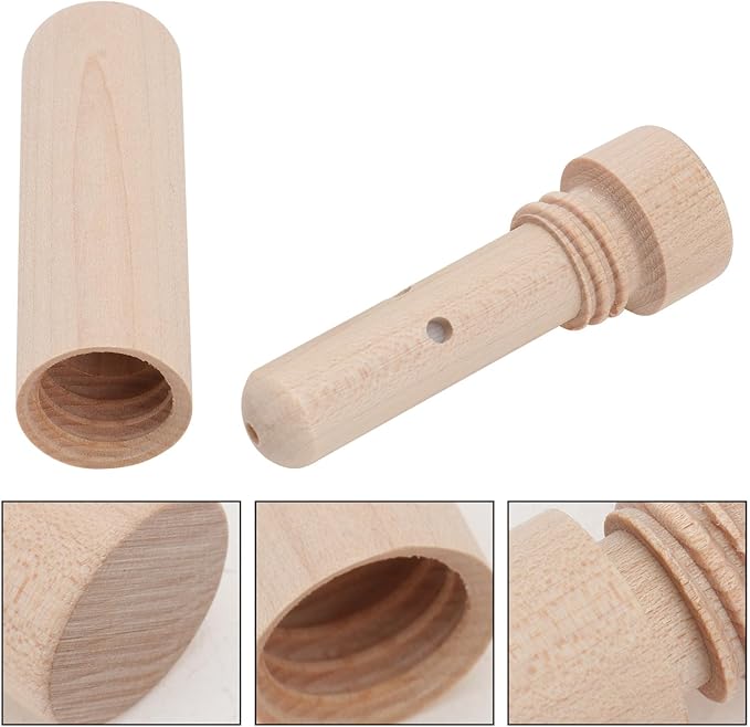 Wooden Nasal Inhaling Stick Essential Oil Fragrance Tube Portable Scent Sniffing Stick for Aromatherapy and Relaxation