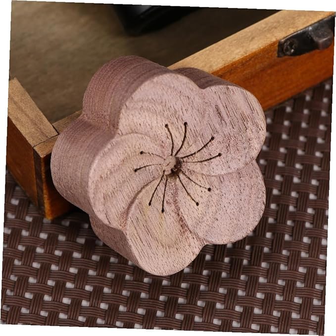 TOYANDONA Wood Aromatherapy Diffuser for Essential Oils, Plum Blossom Scented Diffuser Wood, Natural Home and Office Aroma Therapy Relaxation Helper