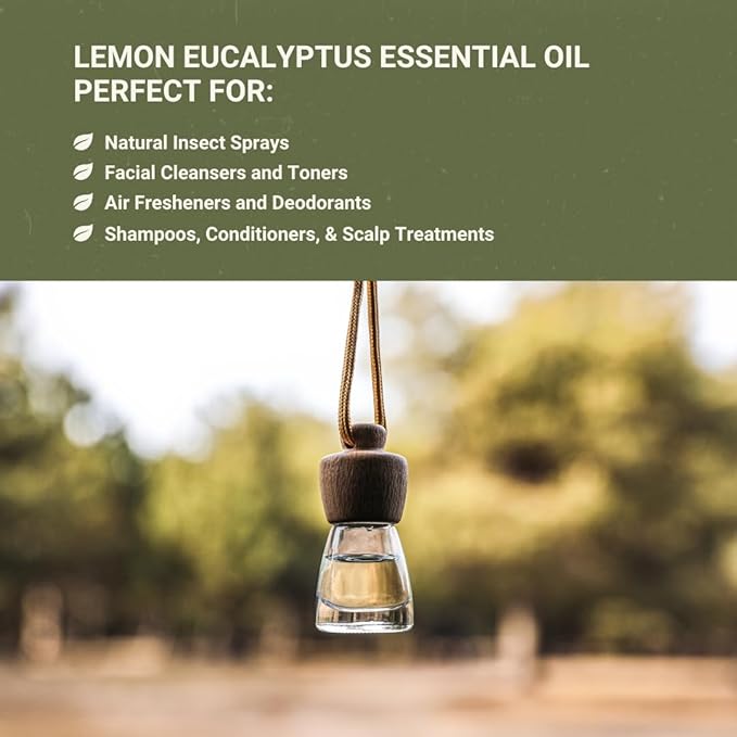 Lemon Eucalyptus Oil by Eucaliptus from Brazil - Pure Lemon Eucalyptus - 100% Pure Steam Distilled Natural Aceite de Eucalipto Limón - Aromatherapy - Premium Therapeutic Grade (2lbs)