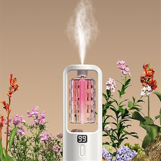 Rechargeable Aromatherapy Diffuser with Humidifier, 50ML Capacity, Silent Motor and 5 Mist Modes, Designed for Home, Bathroom, and Travel Environments (B4)