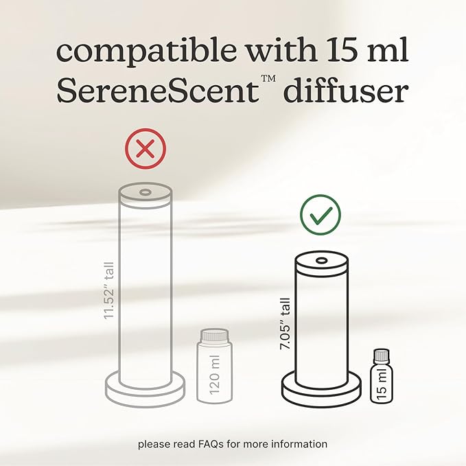 Homedics SereneScent Freesia Pear Fragrance Oil 15ml | Floral Fruity Blend with Pear, Lemon & Freesia | USDA Biobased Essential Oil Diffuser Scent | Waterless Cold Air