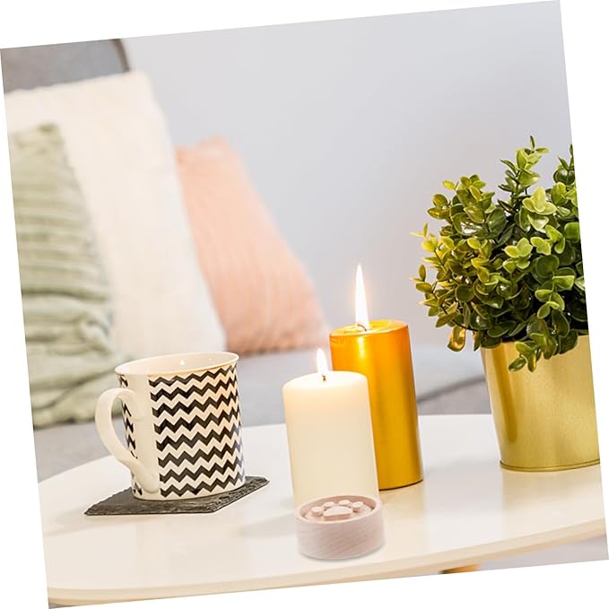 Wooden Aromatherapy Diffuser Car Essential Oil Diffuser Non-Flame Maple Wood Scented for Home and Office Interior Air Freshener