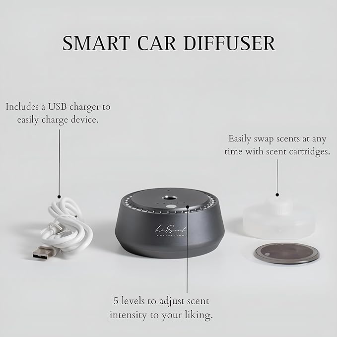 My Way Aroma Car Diffuser Cartridge Scent Oil with Smart Car Diffuser