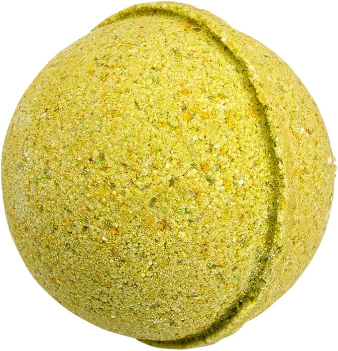 Fabulous Frannie Lemon Bergamot Natural, Handmade Bath Bomb Set, Rich in Essential Oil, Mineral Salt, Coconut Oil, Witch Hazel, Fizzies to Moisturize Skin 2.5oz (Pack of 1)