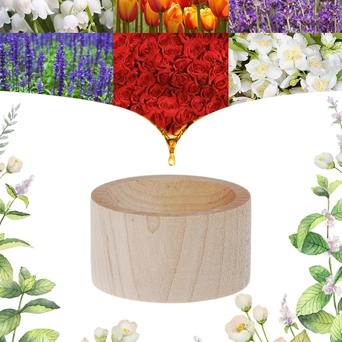 Premium Cherry Wood Essential Oil Diffuser for Bedroom and Office Lightweight Aromatherapy Stand with Natural Scent Decorative Wooden Perfume Diffuser Ornament