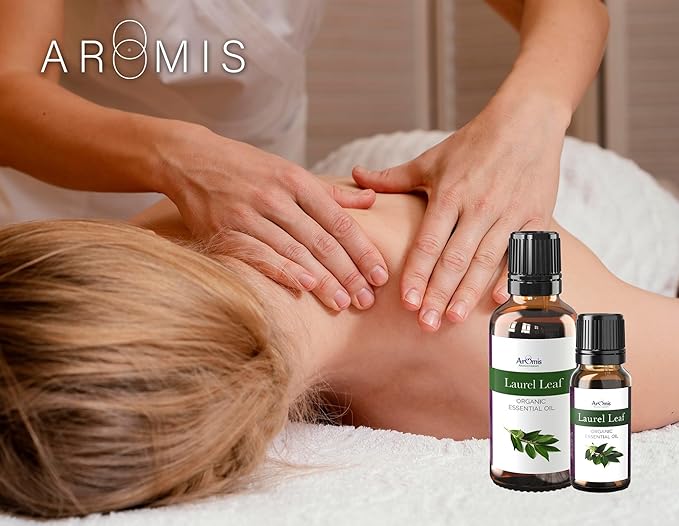 ArOmis Laurel Leaf (Bay Laurel) Essential Oil - 100% Pure & Undiluted for Aromatherapy & Diffusers - 30ml (1 Fl Oz)