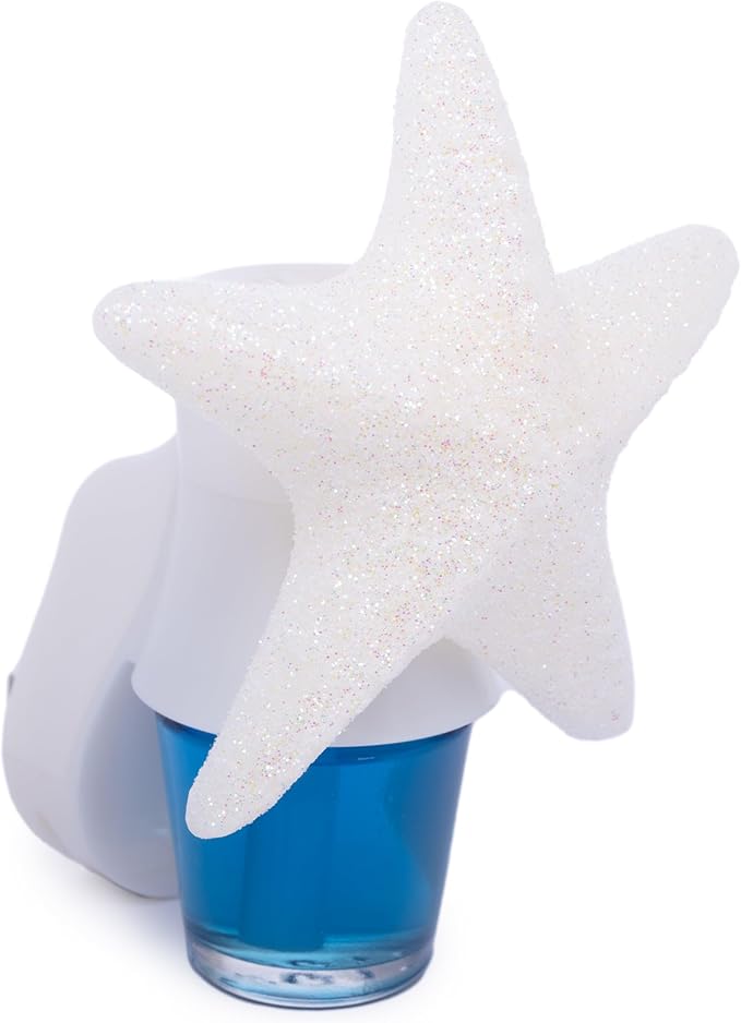 Scentsationals Plug in Decor Heater - Shimmering Starfish - Fragrance Oil Air Freshener for Continuous Scent in Home and Bathroom
