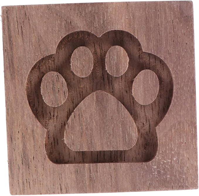 Outanaya Wood Aromatherapy Diffuser Square Cat Claw Design Natural Wood Essential Oil Diffuser for Home Bedroom Office Smokeless Portable Sleep