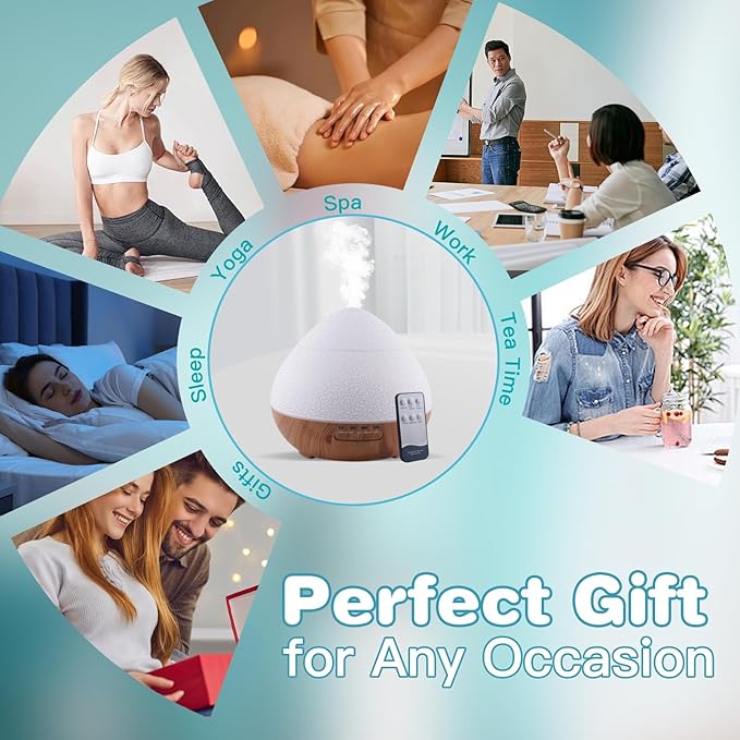 500ml Humidifiers for Bedroom, Easy to Fill & Clean,Quiet Cool Mist Air Humidifier for Home,Auto Shut-Off for Safety