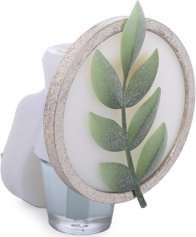 Scentsationals Plug in Decor Heater - Green Leaf - Fragrance Oil Air Freshener for Continuous Scent in Home and Bathroom