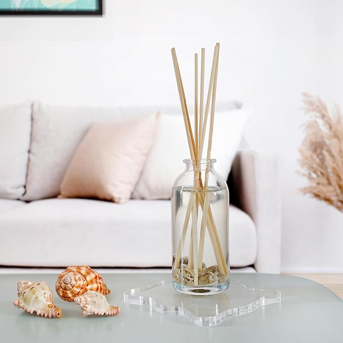 Urban Naturals Reed Diffuser Oil Refill Lemon Verbena with Lemon Zest, Bergamot, Vetiver, Cedarwood 8 oz + Free Reed Sticks, Made in the USA