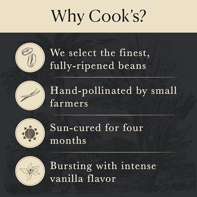 Cook's, Organic Maple Extract, from Vermont, for Baking, Making Maple Syrup, and Cooking, 16 oz