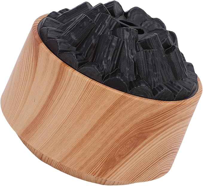 AYNEFY Fragrance Diffuser Oils 300ML USB Powered Mini Humidifier with Mystical/Fantasy Effect Dual Mist Modes and Super Quiet Operation Under 35dB for Home Bedroom Office Diffusers for (Light Wood