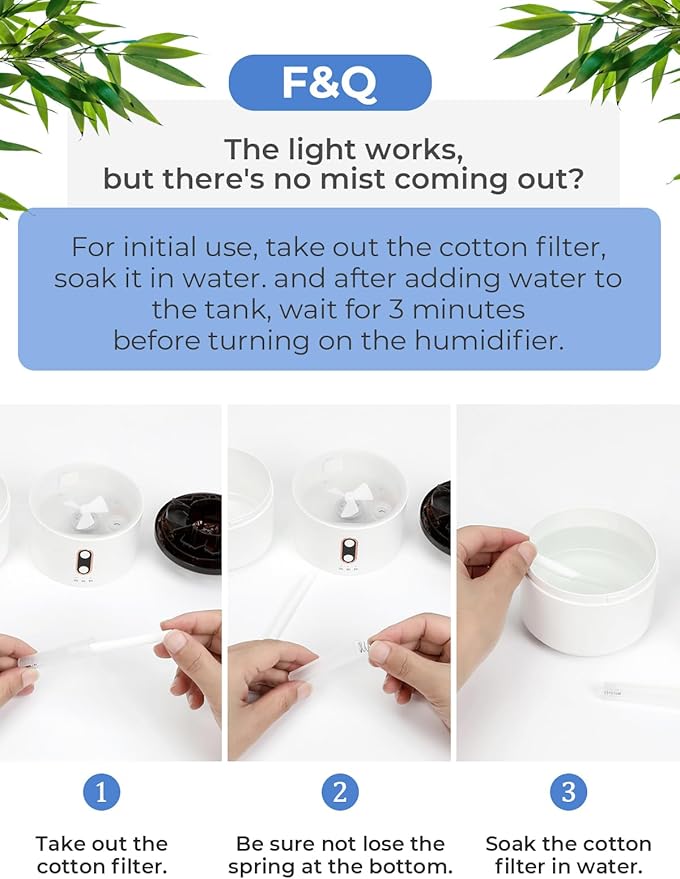 Volcano Humidifier Flame Aroma Diffuser, Personal Desktop Jellyfish Mist Flame Spray Humidifier for Bedroom Plants Office, Auto Shut-Off, 450ml, USB Power