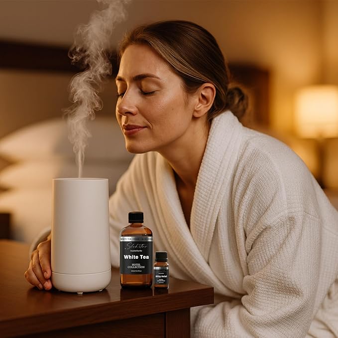 Hotel Collection Diffuser Oil – Inspired by The White Tea Hotel Scent Long-Lasting Home Fragrance for Diffusers & Machines (4 Fl Oz (Pack of 1))