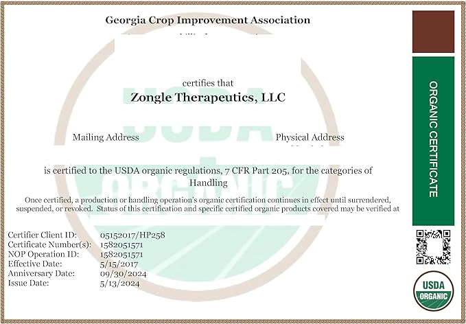 Organic, Frankincense Essential Oil, Food Grade, for Face – 100% Pure, Frankincense, Resin, Oil, Boswellia Serrata, Edible, by Zongle Therapeutics, 1 OZ