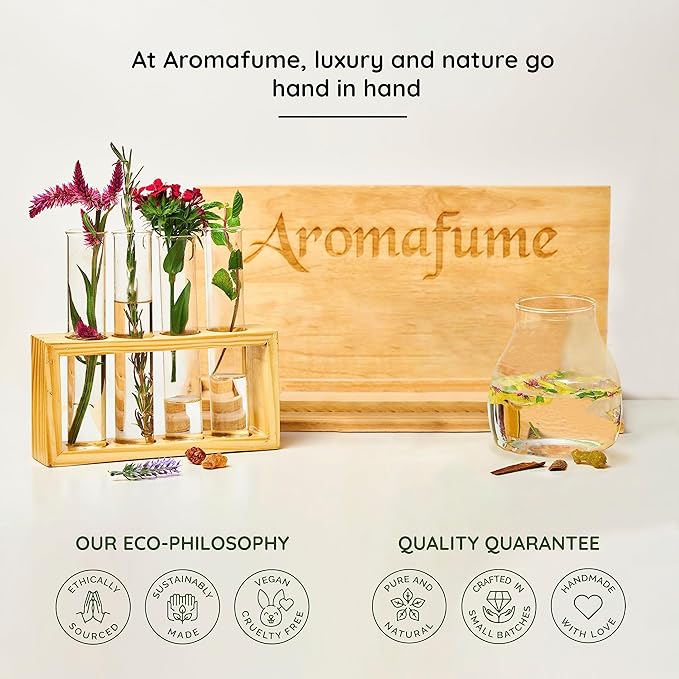 Aromafume Tree of Life Essential Oil Burner | Oil Diffuser with Candle | Brass Burner with 10ml Essential Oil