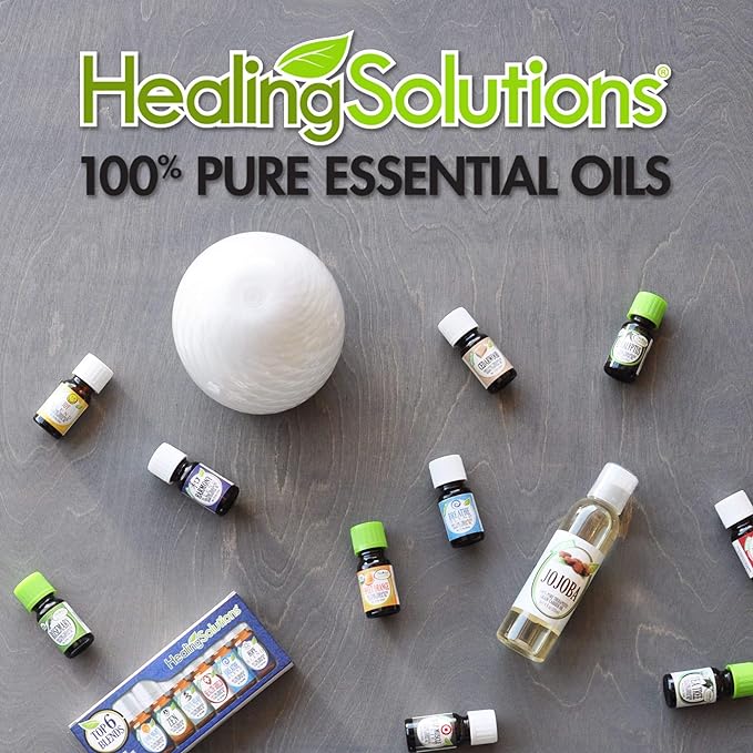 Healing Solutions Cinnamon Cassia Essential Oil 0.33 oz (10ml) – Pure, Undiluted, & Organic - for Hair, Diffuser & Skin – Cinnamon Oil