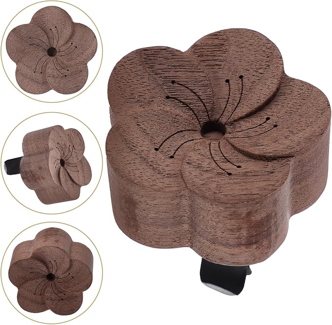 Abaodam Wood Essential Oil Diffuser Passive Aromatherapy Decor, Cherry Blossom Beech Wood Scent Diffuser for Home and Office Fragrance, Desktop Natural Aroma Ornament Random Color