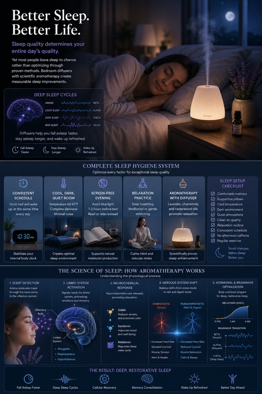 Bedroom Diffusers: Scientific Sleep Enhancement Through Aromatherapy