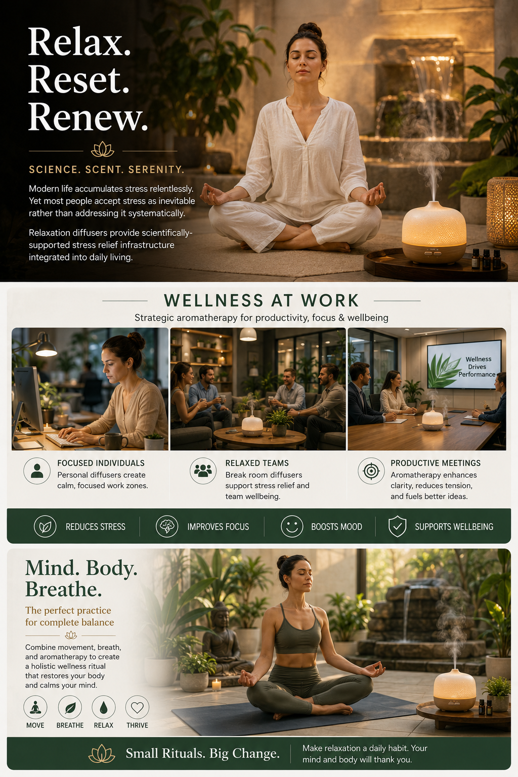 Relaxation Diffusers: Your Daily Stress Relief Sanctuary