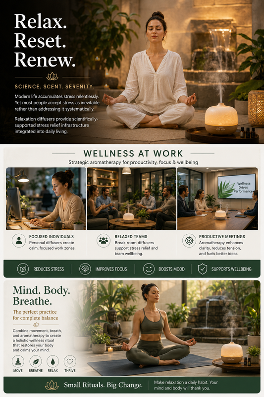 Relaxation Diffusers: Your Daily Stress Relief Sanctuary