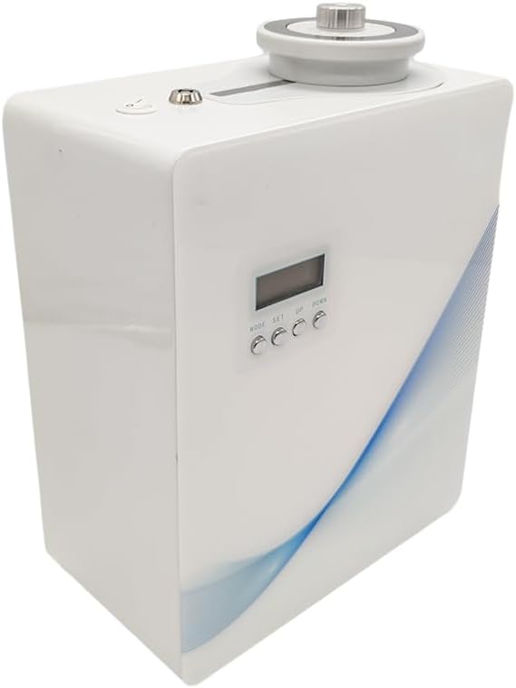 Bluetooth Enabled Wall Mounted Phone Controlled Hotel Collection Diffuser Machine Fragrance Oil Evaporator Cold air Diffuser with 500ml Capacity HVAC/AC System for 1000-4000sq .ft Coverage (White)