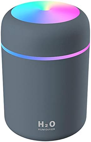 2 in 1 USB Electric Aromatherapy Oil Diffuser Ultrasonic Air Humidifier Mist Maker with Colorful Light for Home Office and Car (Pink)