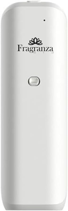 Siena Waterless Aromatherapy Diffuser by Fragranza613 | Bluetooth Enabled, Large Coverage 1,000 sq/ft, Whisper-Quiet, Elegant Design, Safe for Pets & Kids (White)