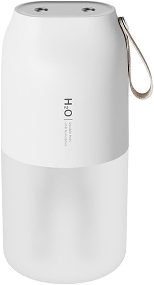 Wireless Air Humidifier Diffuser Rechargeable Double Nozzle Essential Oil Diffuser Mist Maker Humidifier Easy to Use White