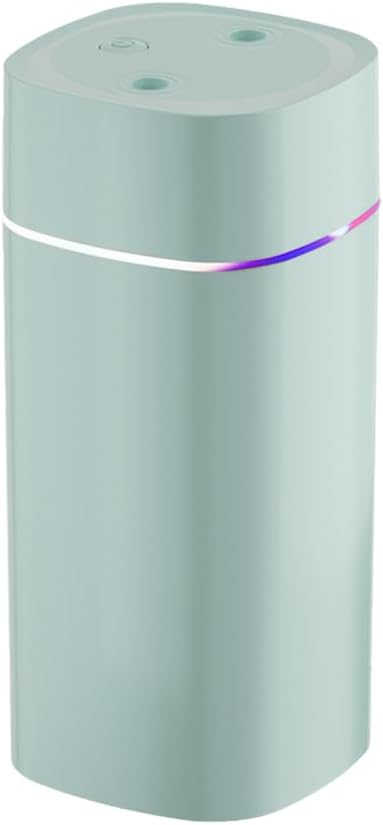 Small Humidifier, 600ML Dual Channel Mist Humidifiers, Auto Shut Off Portable Diffuser for Bedroom Office