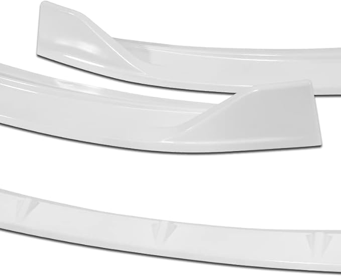 3PCS Front Bumper Lip Kit fit for Compatible with 2012-2014 Ford Focus ST MK3, GT-Style Splitter Trim Protection Spoiler, Air-Dam-Chin-Diffuser (Painted White)