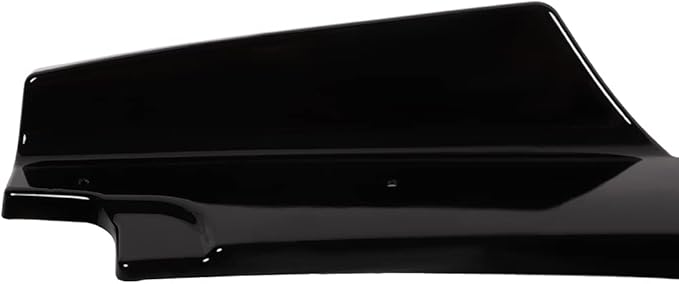 SCITOO Glossy Black Left Right Rear Bumper Canard Splitter Diffuser Valence Lower Spoiler Lip Bumper Splitters Aprons Fit for 2016-2019 for Honda Civic 4 Door Sedan Model