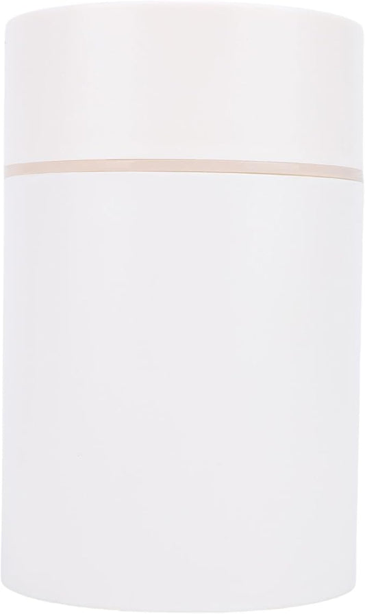 Rengue Portable Mini Humidifier, Plastic, Dual Mist Modes, 300ML USB Powered Diffuser for Bedroom and Office (White)