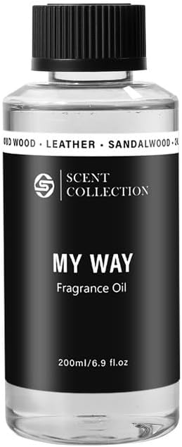 Luxury Hotel Scent My Way 200ml/6.76Fl oz Diffuser Oil Waterless Essential Aromatherapy for Cold Air & Car Diffusers – Long Lasting Refill for Large Room & Home - Signature Sandalwood