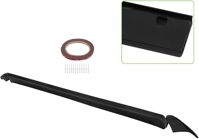 SCITOO Matte Black Rear Wing Spoiler Tailgate Body Kit Compatible with 1999-2006 for Chevy Silverado Sierra Rear Tailgate Tail Wing Spoiler Lip Splitter Chin Exterior Diffuser