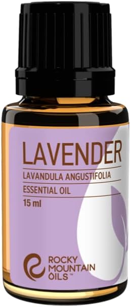 Rocky Mountain Oils Lavender Essential Oil - Diffuser Oil, Pure Essential Oils for Diffuser and Aromatherapy, Perfect for Hotel, Spa, Sleep Diffuser Oil
