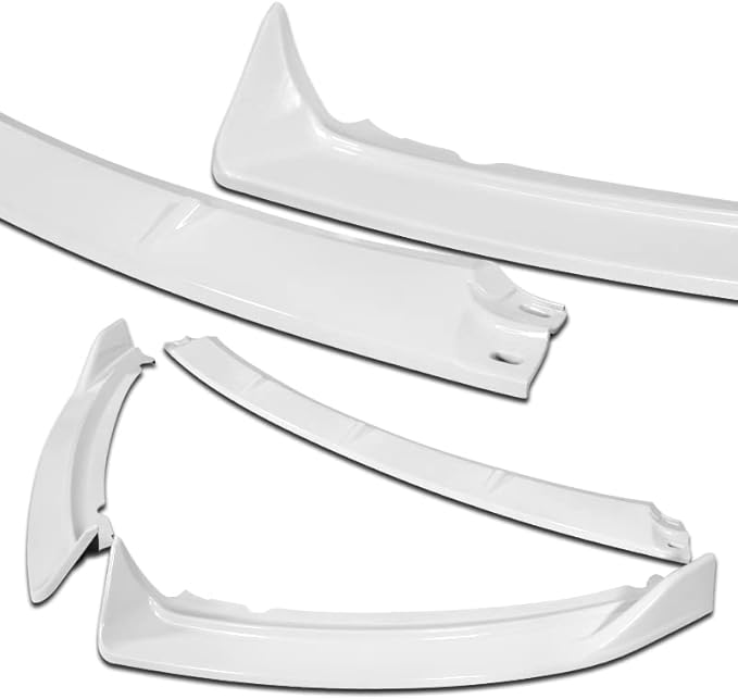 3PCS Front Bumper Lip Kit fit for Compatible with 2012-2014 Ford Focus ST MK3, GT-Style Splitter Trim Protection Spoiler, Air-Dam-Chin-Diffuser (Painted White)