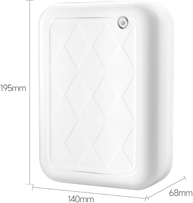 Bluetooth Waterless Essential Oil Diffuser Scent Machine Wall Mounted Electric Scent Diffuser for Hotel Home for 1000-3000sq .ft Coverage APP Controlled Aroma Diffuser For Aisle 260ML Capacity (White)