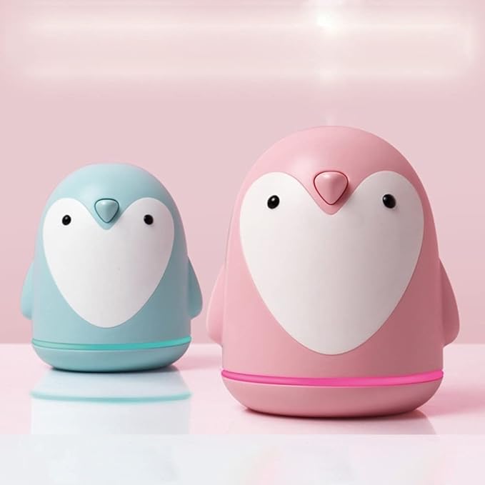 Aromatherapy Essential Oil humidifier Portable Cute Penguin 220ml Essential Oil Diffuser,Automatically Turn Off The USB Night Light,Suitable for Study,Bedroom and Office。