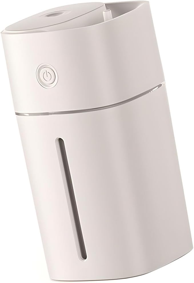 Portable Cordless Car Humidifier with Led Light and Usb C Rechargeable Design for Home Travel Use Portable Diffuser Rechargeable