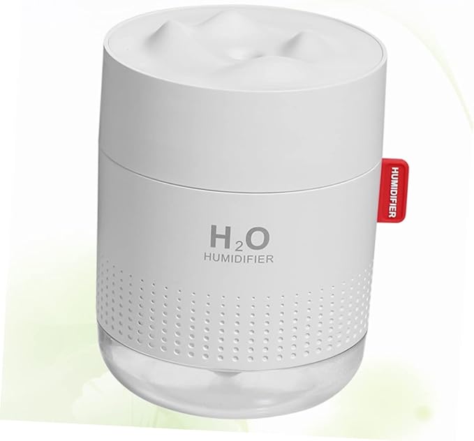 Snow Mountain Humidifier 500ml Large Capacity Night Light USB Powered Cool Mist Diffuser Quiet Desktop Humidifier for Home and Office