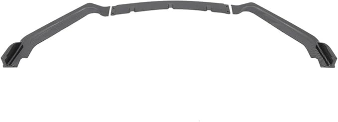 SCITOO Glossy Carbon Look Front Bumper Lip V Style Fits for 2017-2020 for Infiniti Q60 Coupe PP Front Lip Spoiler