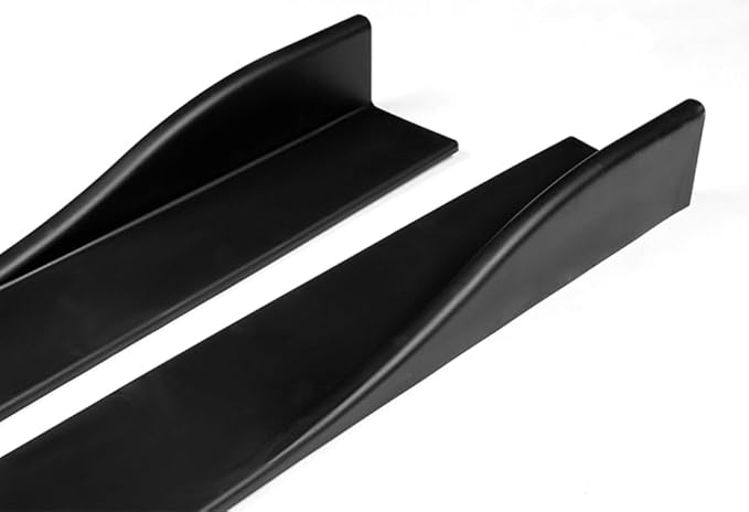 Q1-TECH, 9PCS Front Bumper Lip & Side Skirt Extensions Diffuser Compatible with 2012-2014 Ford Focus ST Hatchback Models, Front Bumper Lip Spoiler Air Chin Body Splitter ABS (Matt Black)