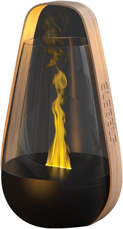 Essential Oil Diffuser, for Women Men Dad Teacher, Oil Diffuser with 3 Level, Cool Mist Diffusers for Home, Safe Flame Aromatherapy Diffuser with Auto Off Function